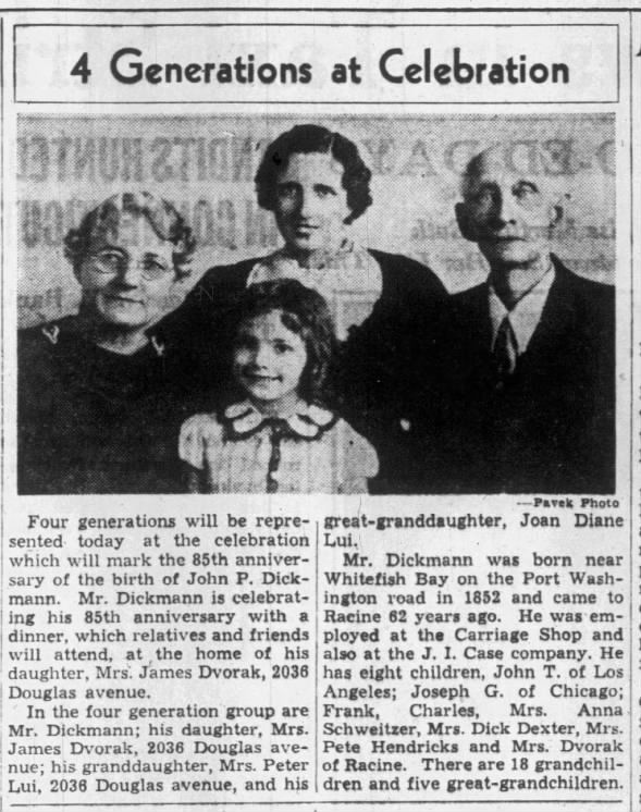 Clipping from The Journal Times